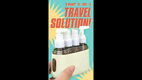 4-in-1 50ml Travel Bottle Set