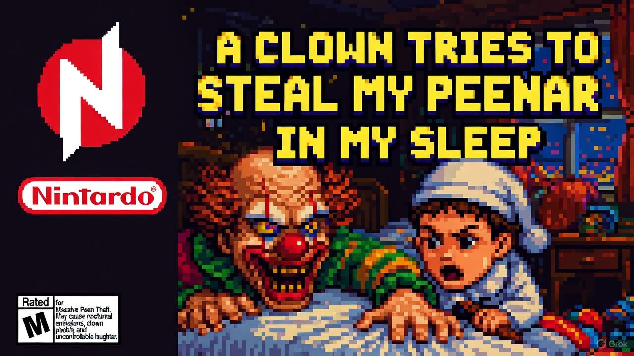A CLOWN TRIES TO STEAL MY PEENAR IN MY SLEEP