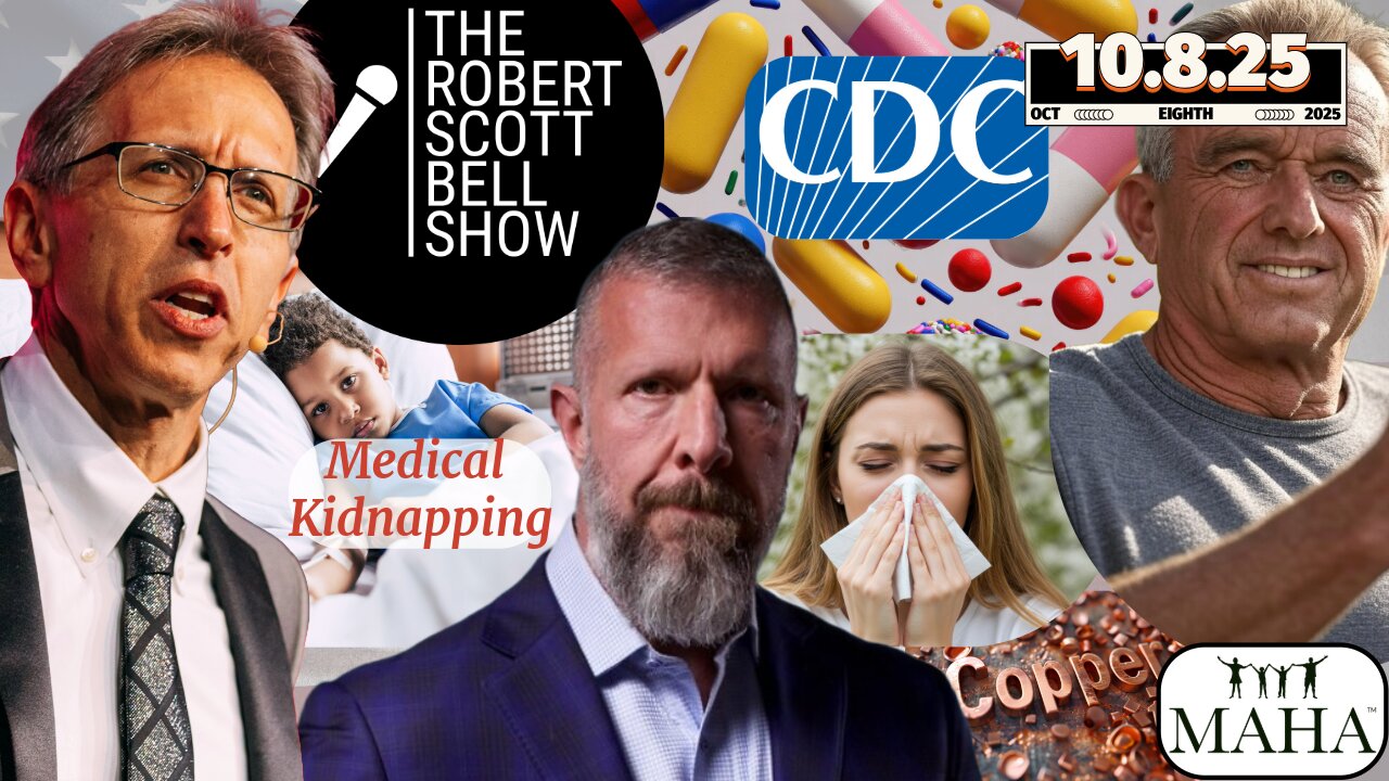 Tom Renz, Medical Kidnapping, Trust in Doctors Declines, Allergy-Suicide Link, Rockefeller’s Food Agenda - The RSB Show 10-8-25