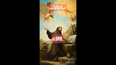 LORD MAKE ME AN INSTRUMENT OF YOUR PEACE #truth #jesus #christ #king #mary #joseph #ihs #church