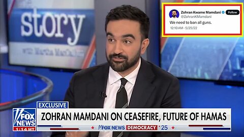 Zohran 'Ban All Guns' Mamdani Has No Opinion On Whether Hamas Should Give Up Their Weapons