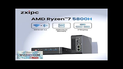 ZXIPC AMD Ryzen7 5800H 4800H 4500U Mini PC Computer Gaming Pocket Dual Review