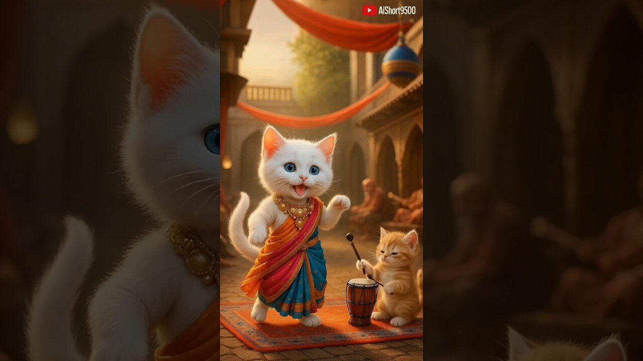 Cat ka funny dance