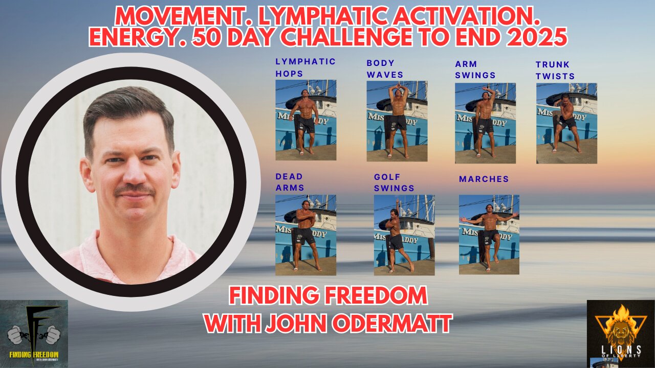 Movement. Lymphatic Activation. Energy. 50 Day Challenge to End 2025