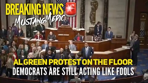 🚨 BREAKING NEWS! 😱 Democrats just halted business on the House floor to protest for Al Green. 🏛️