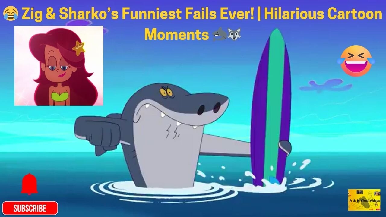 😂 Zig & Sharko’s Funniest Fails Ever! | Hilarious Cartoon Moments 🦈🐺