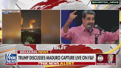"We hadda do it because it's a War. We’re losing 300,000 people a year." ~ President Trump on the capture of Maduro (Clip) 1/3/26
