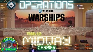 Tech-Line USN Carrier Tier-10 MIDWAY in ops | World of Warships