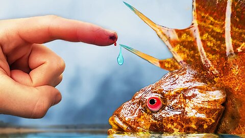 STUNG by Deadly Freshwater Stonefish!