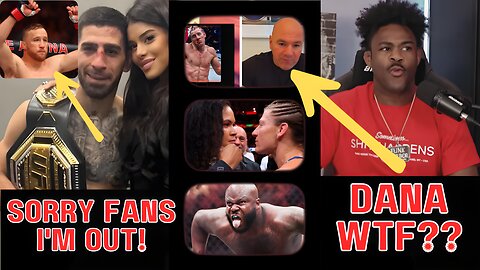 Ilia Topuria OUT! Dana Reveals New Fights, Sterling RIPS UFC & Morales vs Garry Heats Up!