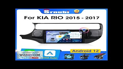 Srnubi SSR Android 12 Carplay for Kia RIO K3 2015 2016 2017 Review