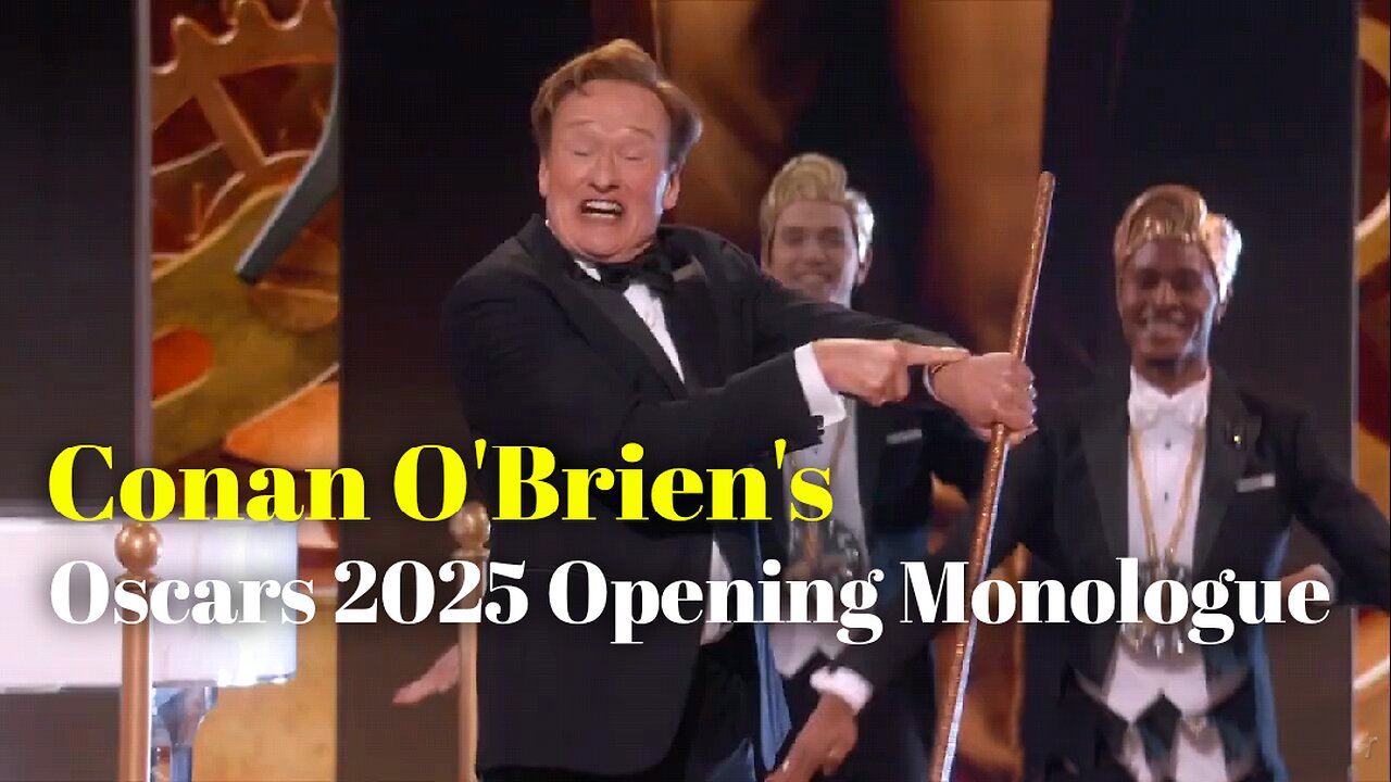 Conan O'Brien's Oscars 2025 Opening Monologue | RayderMediaTV