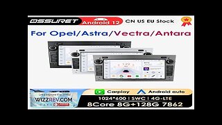 2 Din Android 12 Car Radio For Opel Corsa C Signum Vivaro Review