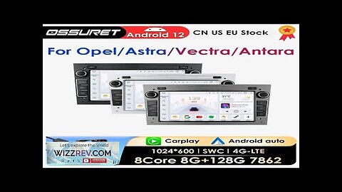 2 Din Android 12 Car Radio For Opel Corsa C Signum Vivaro Review