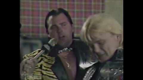 pipers pit with 2 big fans of dream team with Brutus beefcake & Greg valentine