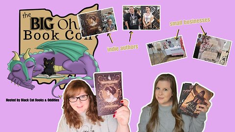 READING VLOG: Come With Us To The Big Ohio Book Con + We Read Indie Authors, Bookish Haul, & #stdwm
