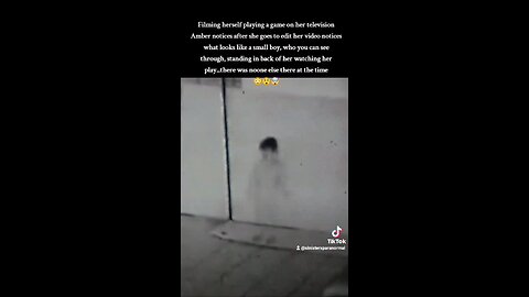 Ghost boy captured on security camera