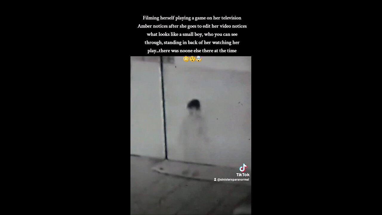 Ghost boy captured on security camera