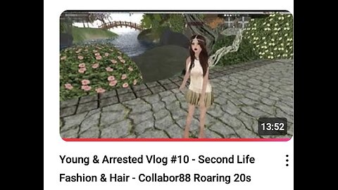 FF 20130812 Young & Arrested Vlog 10 - Second Life Fashion & Hair - Collabor88 Roaring 20s
