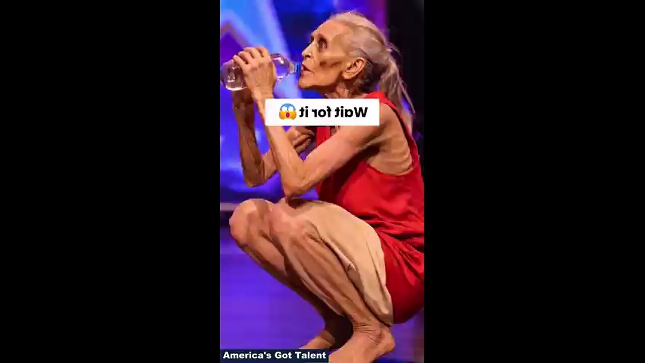 The old woman who Scared the audience on AGT.