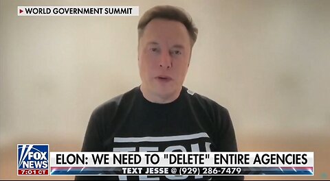 Elon Musk: We Need To Delete Entire Agencies