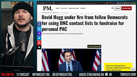 DNC Vice Chair David Hogg CAUGHT In Corruption Scandal, ITS NOT BEEN TWO WEEKS, Democrats LIVID