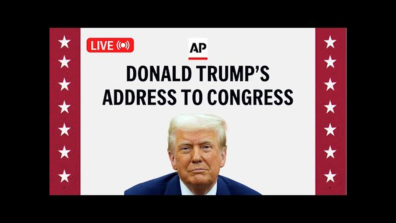 "Donald Trump Delivers Live Address to Congress on Key Issues and Future Vision"