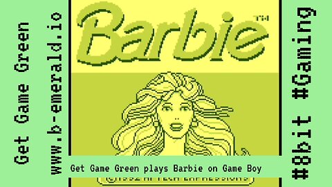 GGG playing Barbie: Game Girl on Game Boy