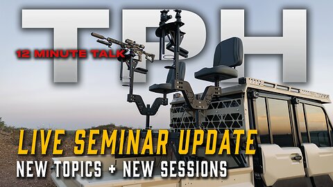Texas Predator Hunting LIVE Seminars | Full Breakdown + How It Works | 12 Minute Talk