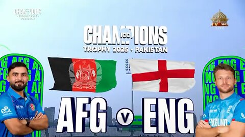 Afghanistan Vs England Highlights Ist Innings today match ICC Champion Trophy Match