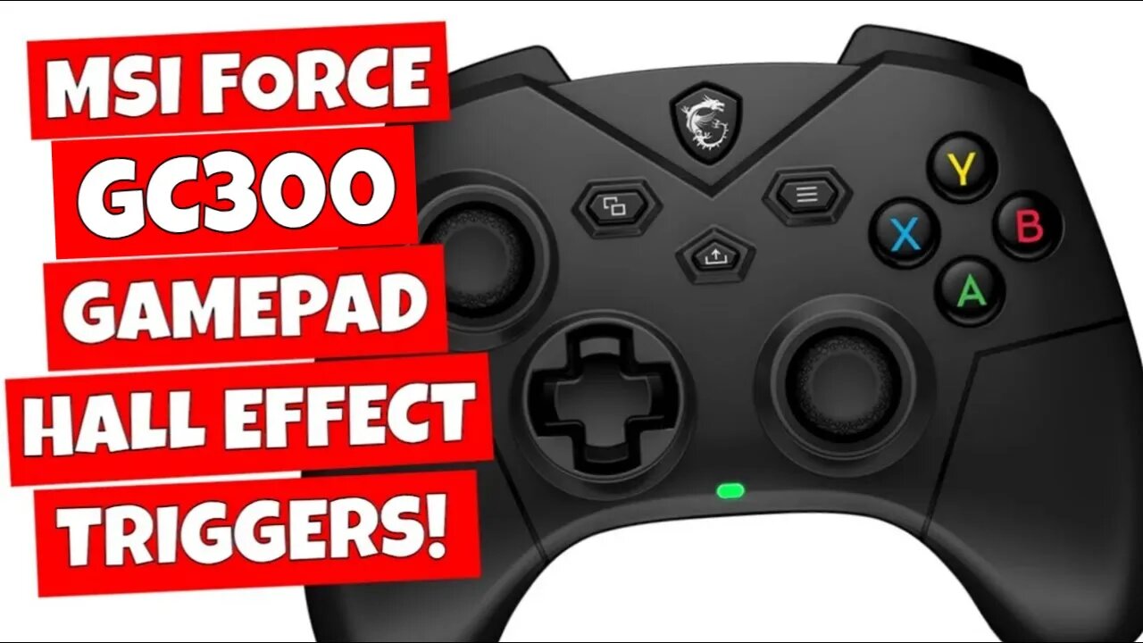 MSI Force GC300 Wireless Multi Mode Bluetooth & 2.4Ghz NEW HALL Effect Dual Mode Triggers