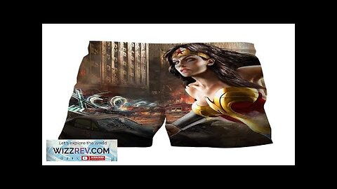 Wonder Woman Ready To Save On Messy Fight Scene Boardshorts Review