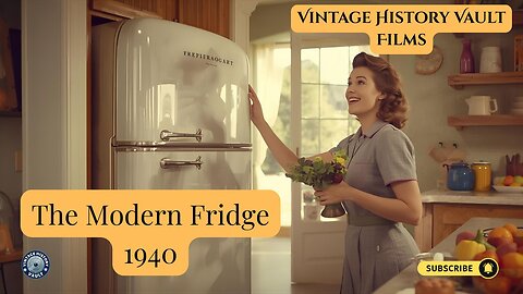 The Modern Fridge 1940 Vintage History Vault Films.