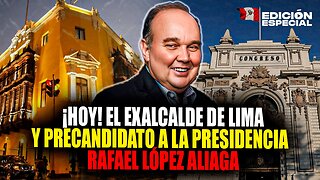 #EnVivo Hoy el exalcalde y candidato a la presidencia Rafael López Aliaga tras dejar la Muni de Lima