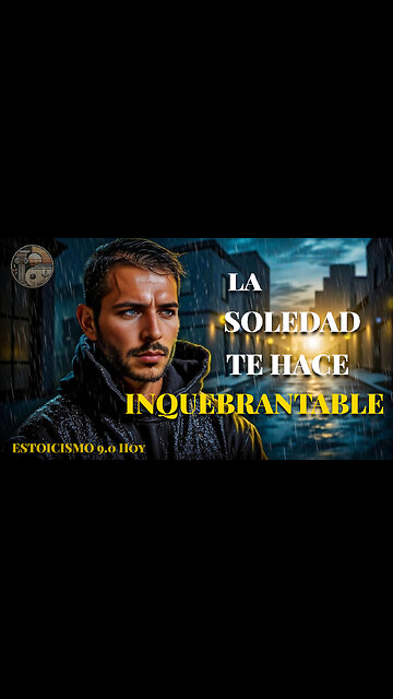 La Soledad Que Te Hace INQUEBRANTABLE (Los Estoicos Lo Sabían)#estoicismo#Soledad #PoderInterior