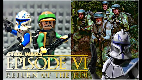LEGO Star Wars Return Of The Jedi - Captain Rex, Commander Wolffe & Gregor Minifigure Review (2016)