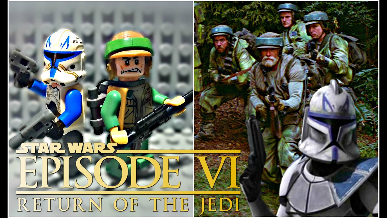 LEGO Star Wars Return Of The Jedi - Captain Rex, Commander Wolffe & Gregor Minifigure Review (2016)