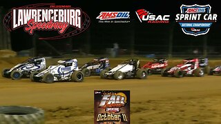 USAC AMSOIL National Sprint Cars Fall Nationals At Lawrenceburg Speedway (10/11/2025)