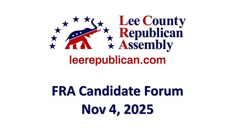2025 FRA Candidate Forum at LCRA Meeting
