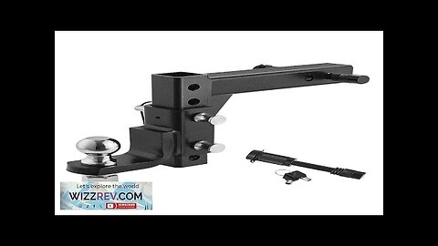 Adjustable Trailer Hitch 2" Receiver 9" Drop Ball Mount Hitch 7500 lbs Review