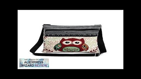 2023 Fashion Trend Owl Pattern Woven Embroidery Crossbody Ethnic Ladies Shoulder Bag Review