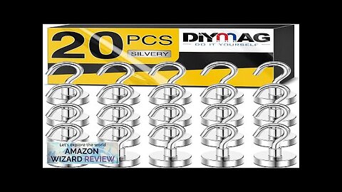 DIYMAG Magnetic Hooks 30lbs+ Heavy Duty Magnetic Hooks Cruise for Hanging Super Review