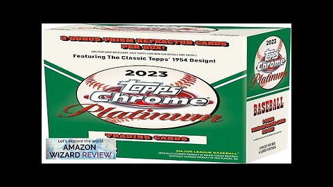 2023 Topps Chrome Platinum 1954 Baseball Retail Value Box Review