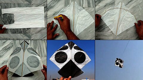 How to Make a Plastic Bag Kite | Easy DIY Kite Flying