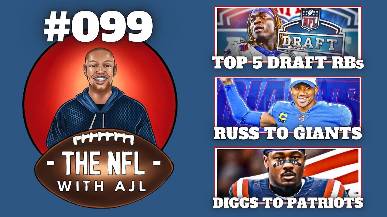 Top 5 NFL Draft Running Backs, Russell Wilson To The Giants, and Stefon Diggs To The Patriots