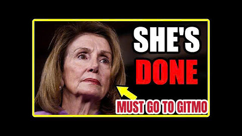 Nancy Pelosi ARRESTED TO GITMO in the biggest SCANDAL in US history.