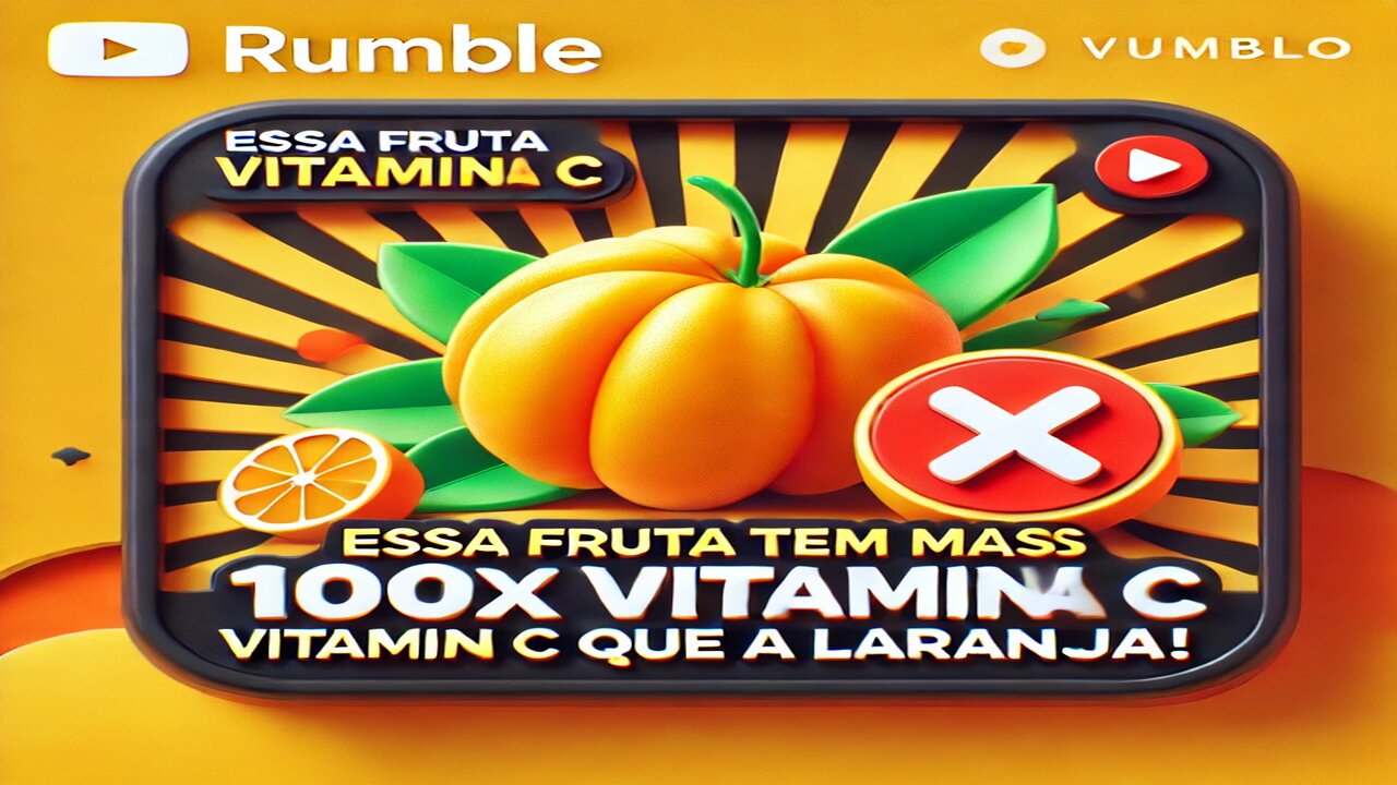 VOCÊ COMEU A FRUTA ERRADA! ESSA TEM 100x MAIS VITAMINA C!