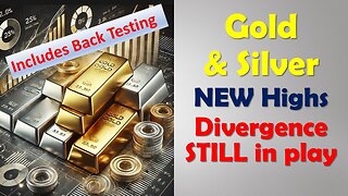 Gold & Silver New Highs Divergence STILL in play