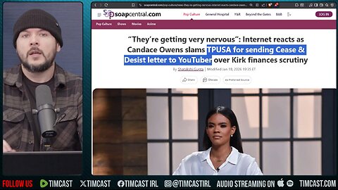 Candace Owens SLAMS TPUSA Cease And Desist, LAWSUIT INCOMING, | Tim Pool