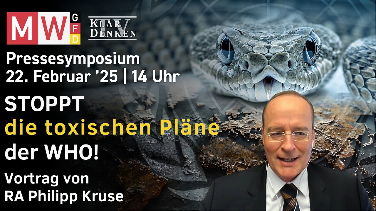 Philipp Kruse - Die WHO und Ihre Pläne – Umsetzung und Auswirkungen in der Schweiz